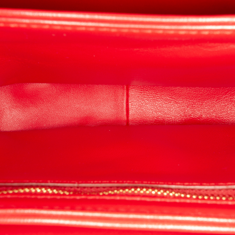 Pre-Loved Celine Teen Shiny Calfskin Triomphe Crossbody - Picture 4 of 11